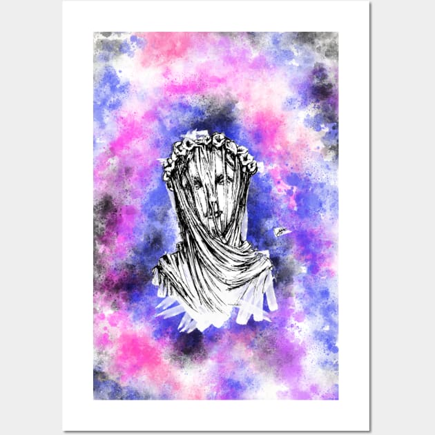 Veiled Lady Wall Art by itskategard